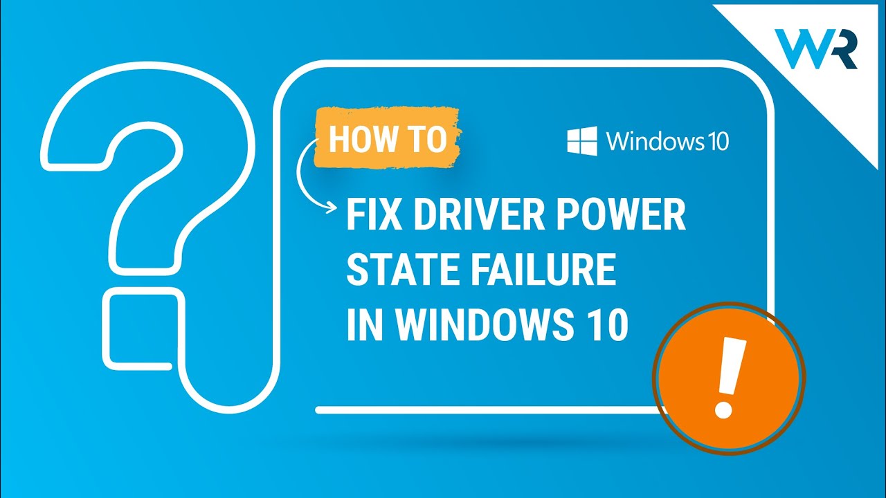 driver power state failure windows 10 msi